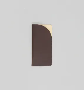 Etui à lunettes en BARANIL Chocolat